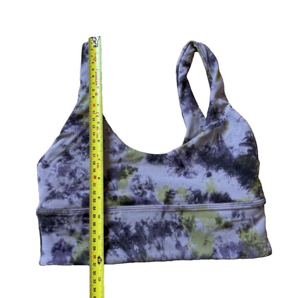 Lululemon Align Reversible Bra Radial Tie Dye Mauve Grey Multi Womens 4 - Picture 8 of 8